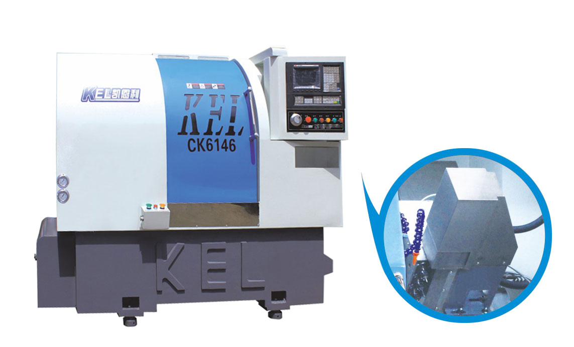 CKX6146C-Y∠45排刀機46機斜床身(46機+帶Y軸+3側動力頭+2端動力頭)